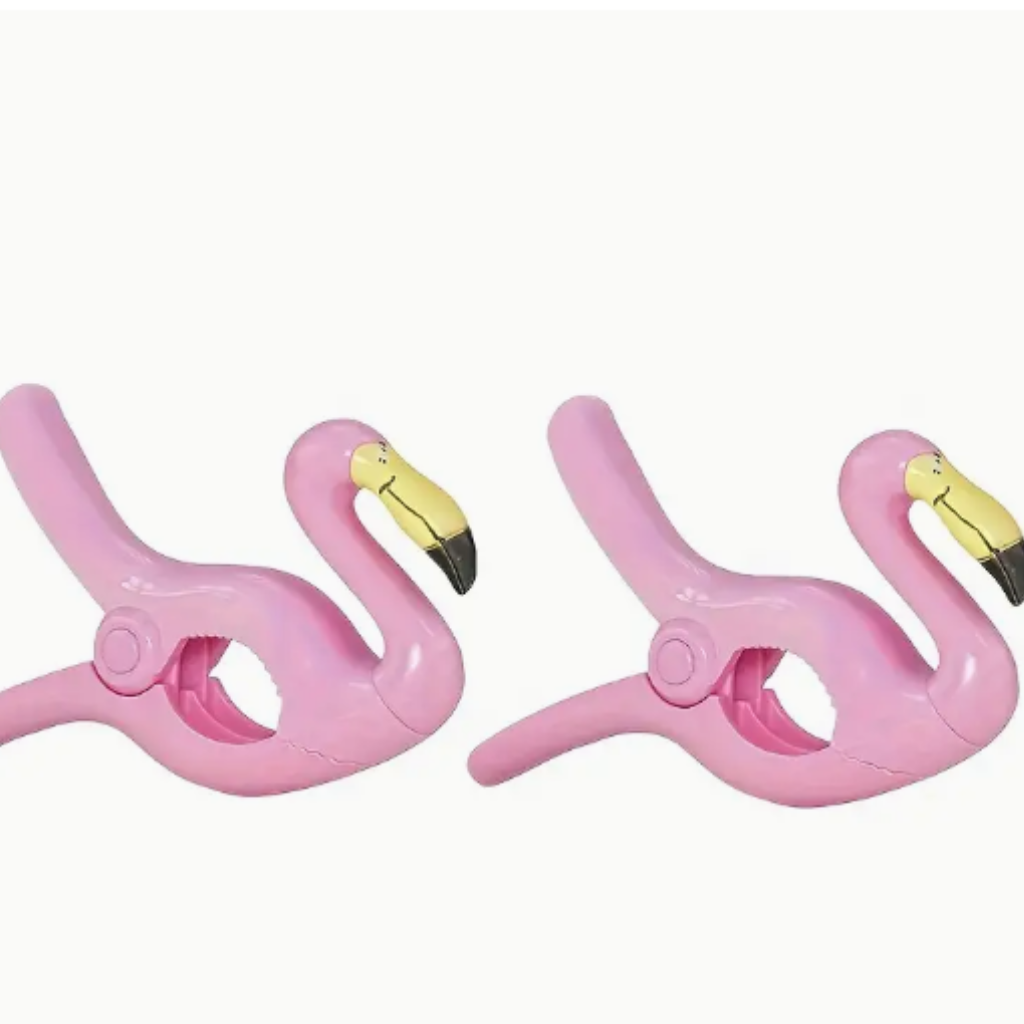 Pink Flamingos Clips Only Close Up